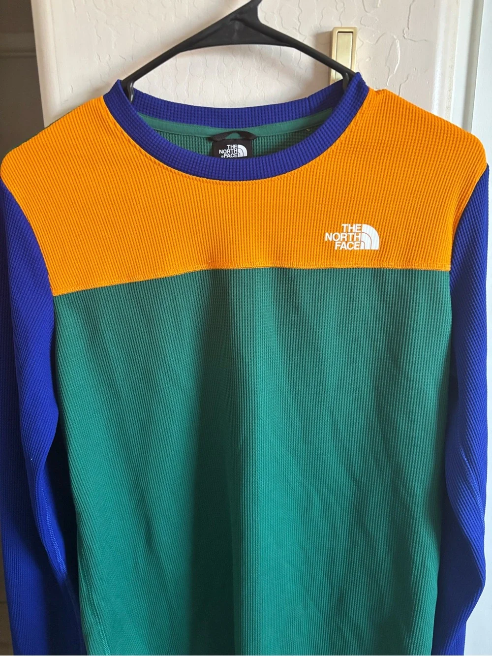 The North Face colorblock crewneck
